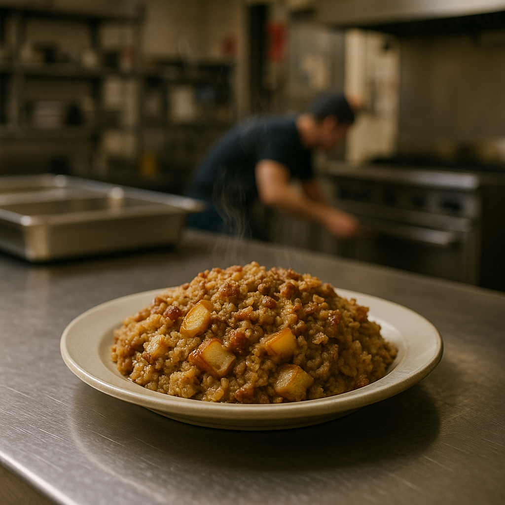 Baked apple cinnamon oatmeal squares with walnuts and maple drizzle