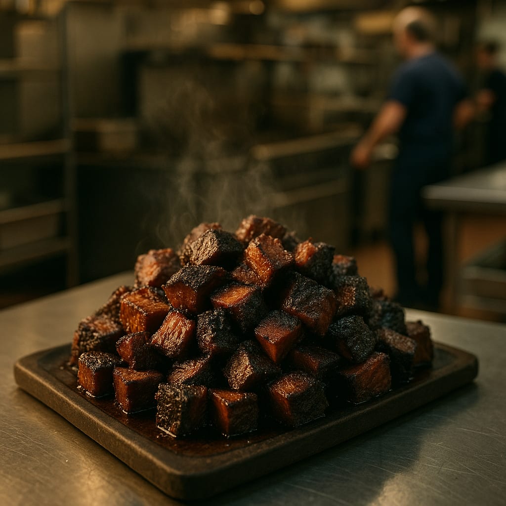 BBQ Burnt Ends — chuck or brisket point, cubed