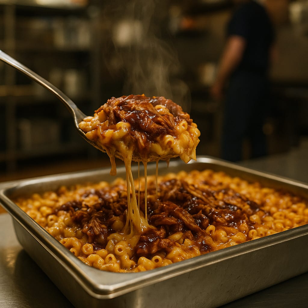 BBQ Chicken Mac and Cheese — macaroni and cheese sauce