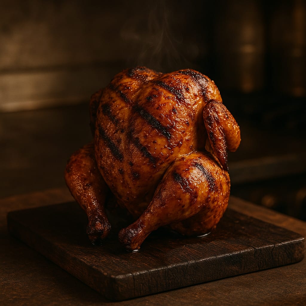 Beer Can Chicken — whole chicken