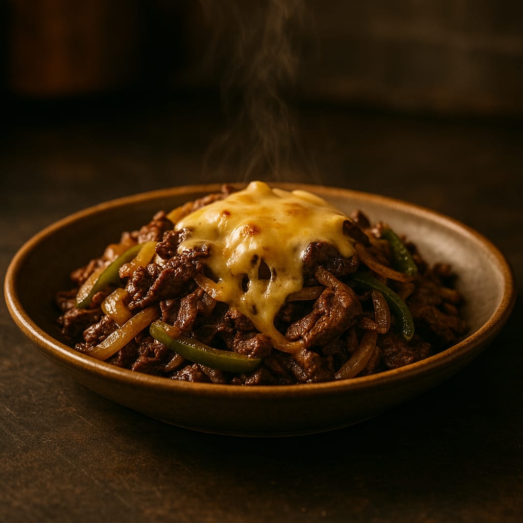 Quick Philly Skillet — cheesy steak without the wait