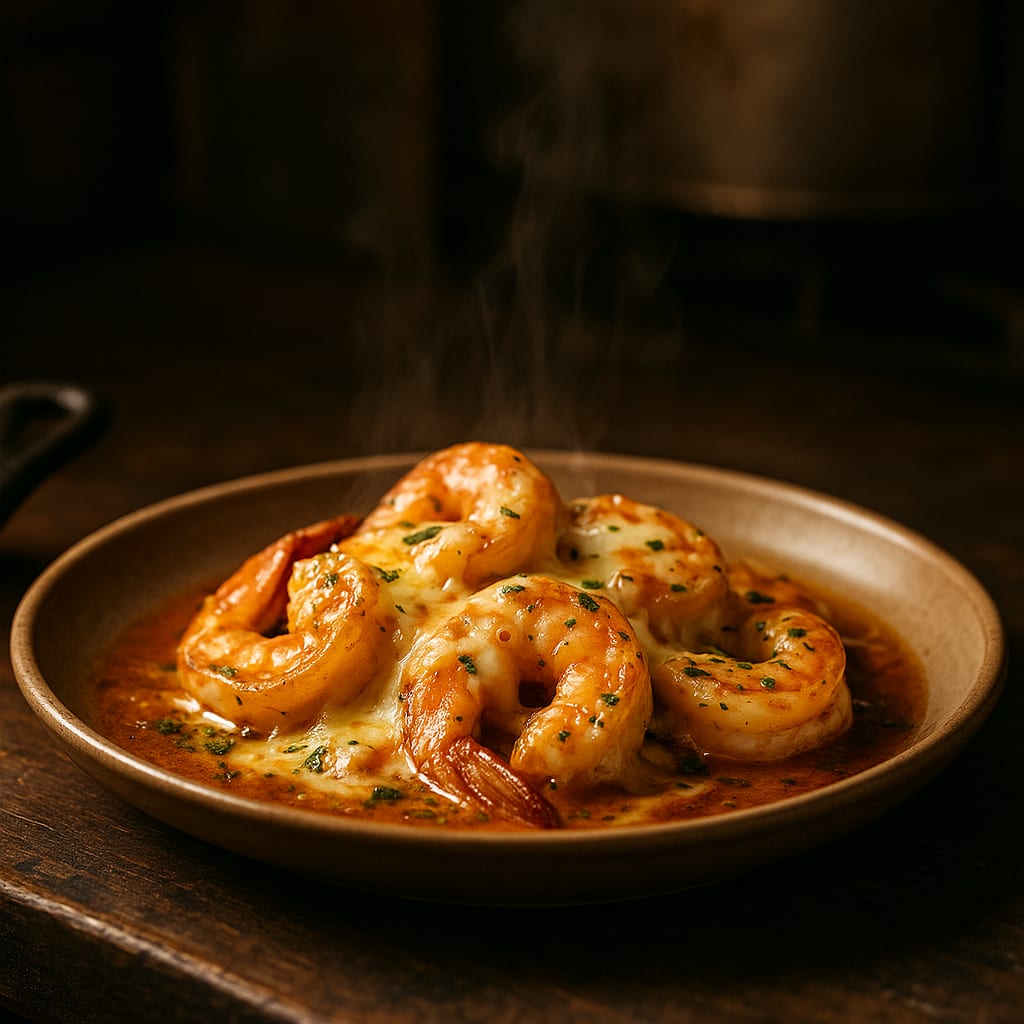 Garlic Butter Shrimp — large shrimp, parsley, and lemon juice