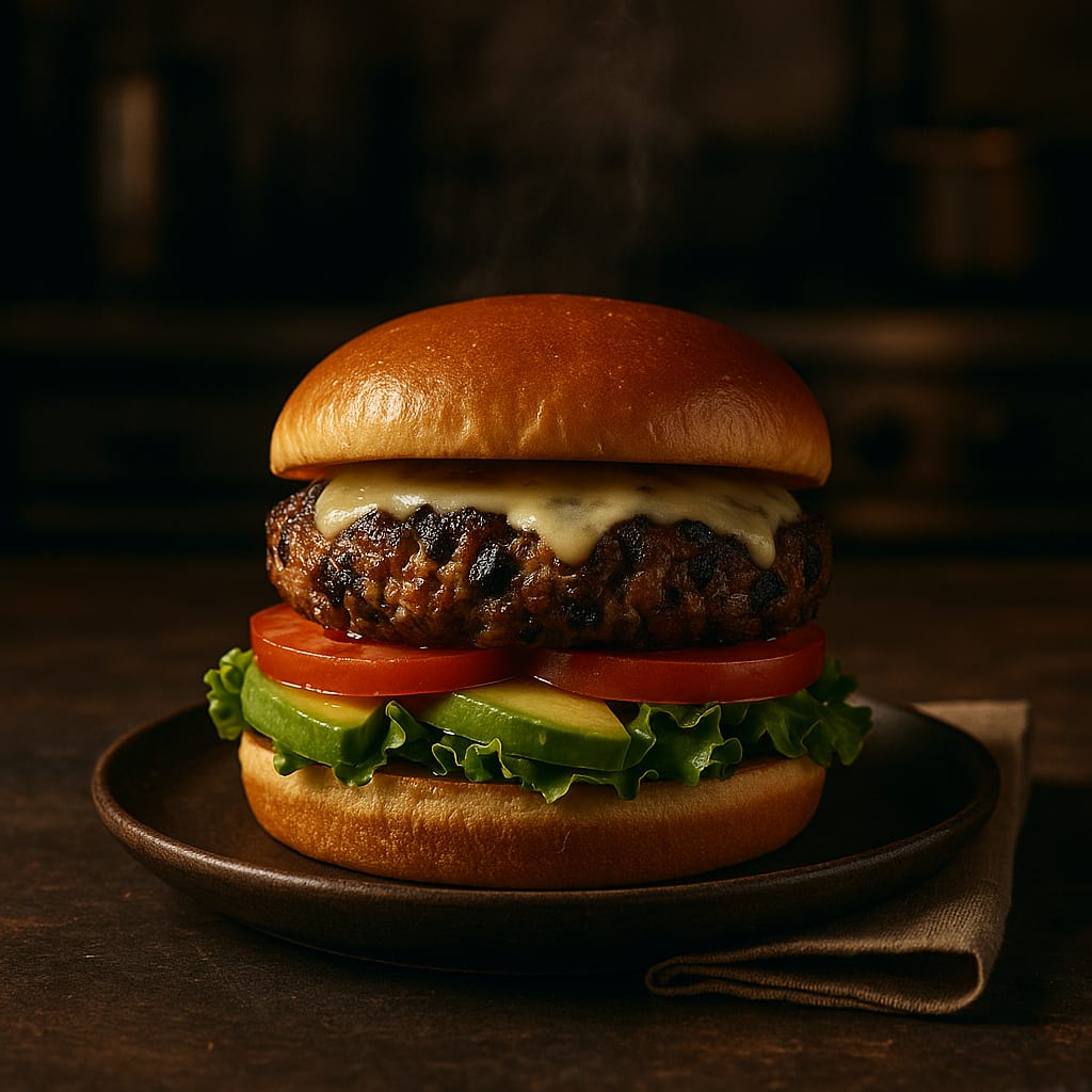 Black Bean Turkey Burgers — juicy lean burgers that still satisfy