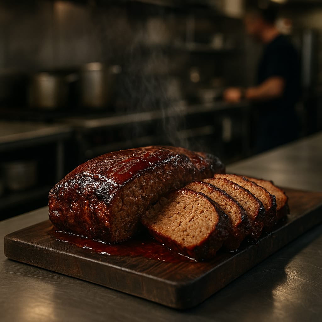 Smoked Meatloaf with Glaze
